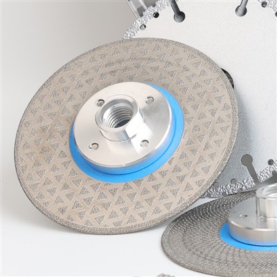 Vakuum-loddet diamantsten skære- og slibeskive